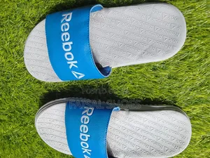 Unisex Blue Sliders
