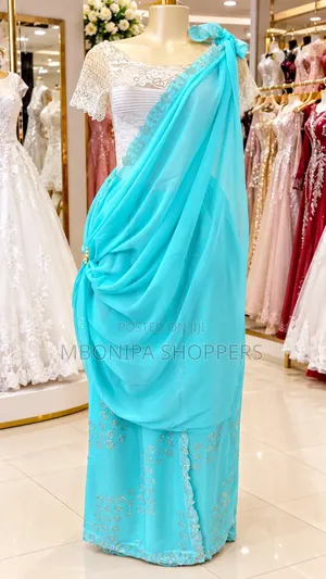 Mushanana – Elegant Turquoise Traditional Wedding Dress