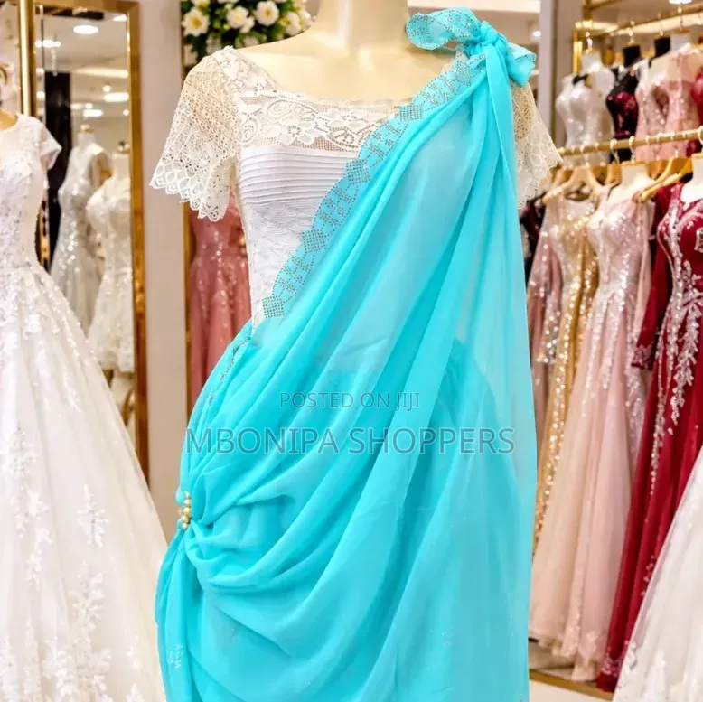 Mushanana – Elegant Turquoise Traditional Wedding Dress