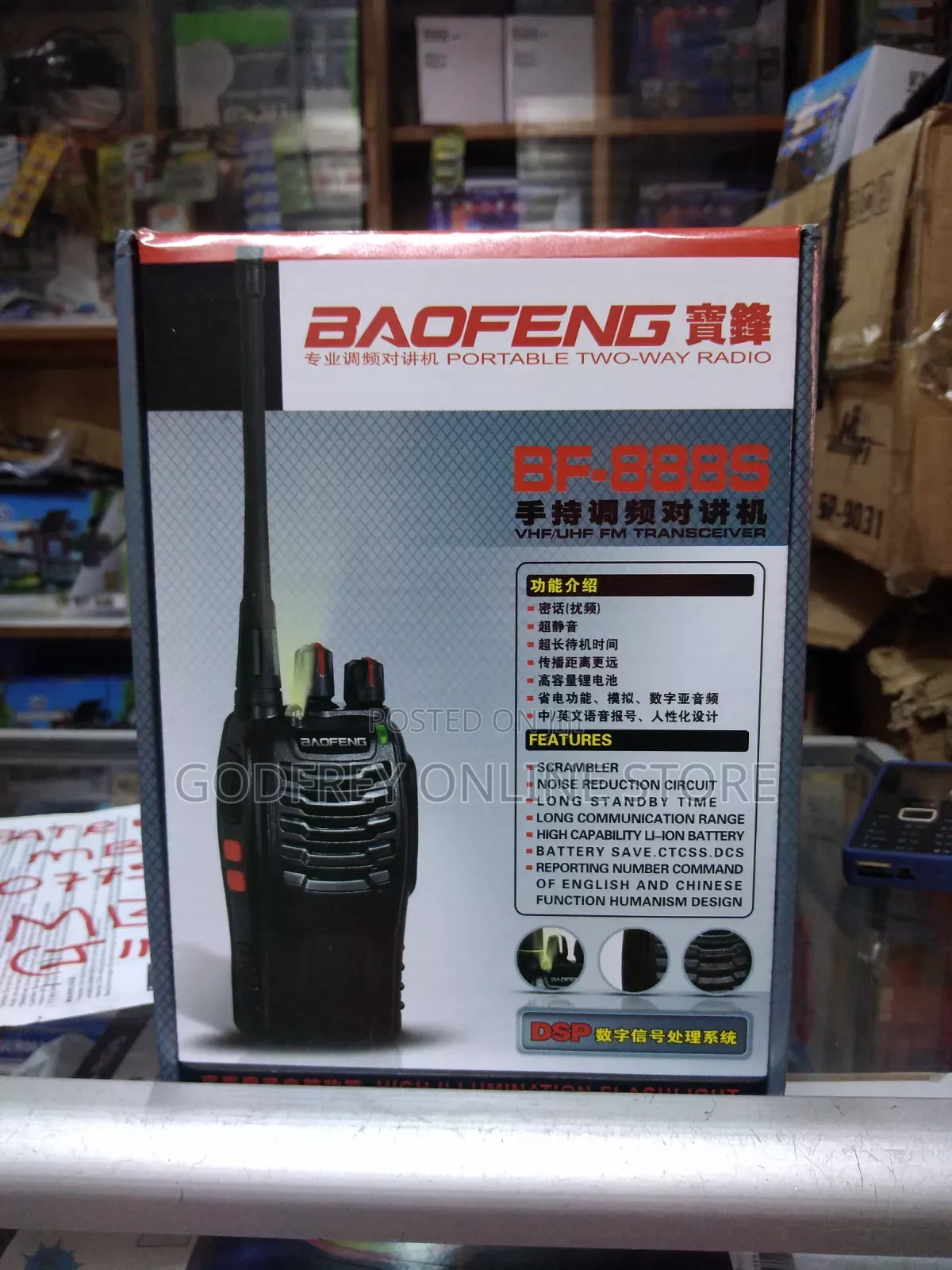 BAOFENG BF 888S 2 Way Radio Call Walkie Talkie-Original
