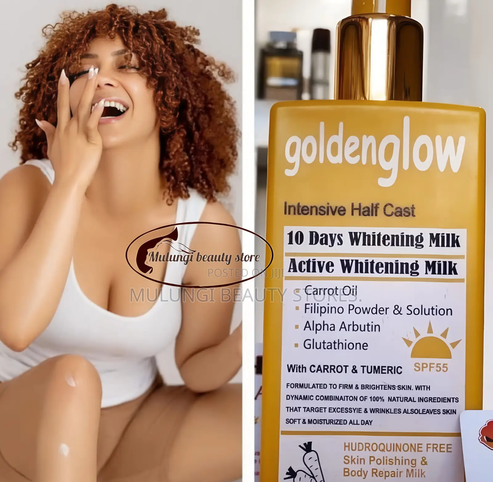Golden Glow 10 Days Active Intense Whitening HALFCAST Body Lotion