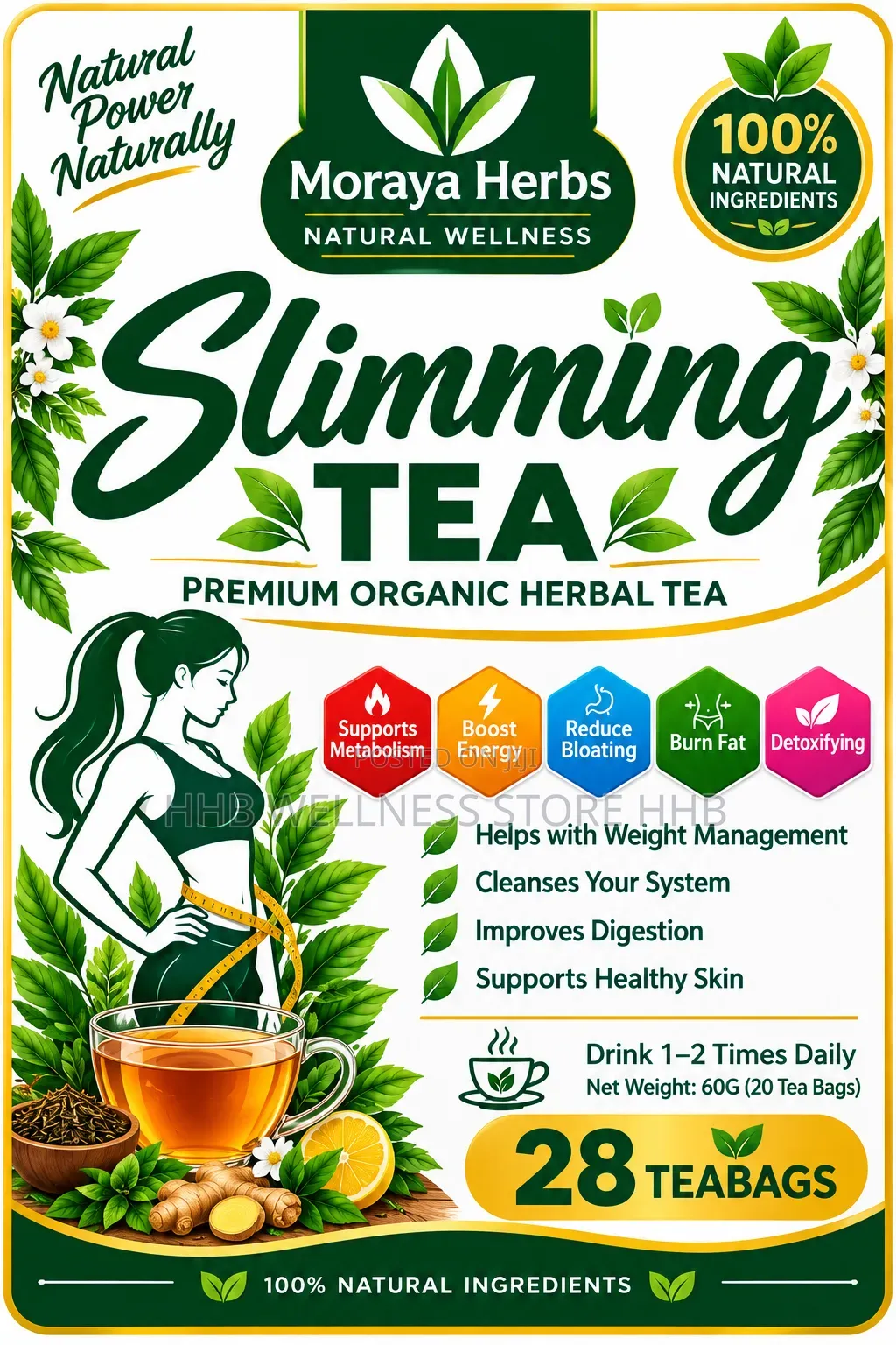 Flat Tummy Trimming Tea (Weightloss)
