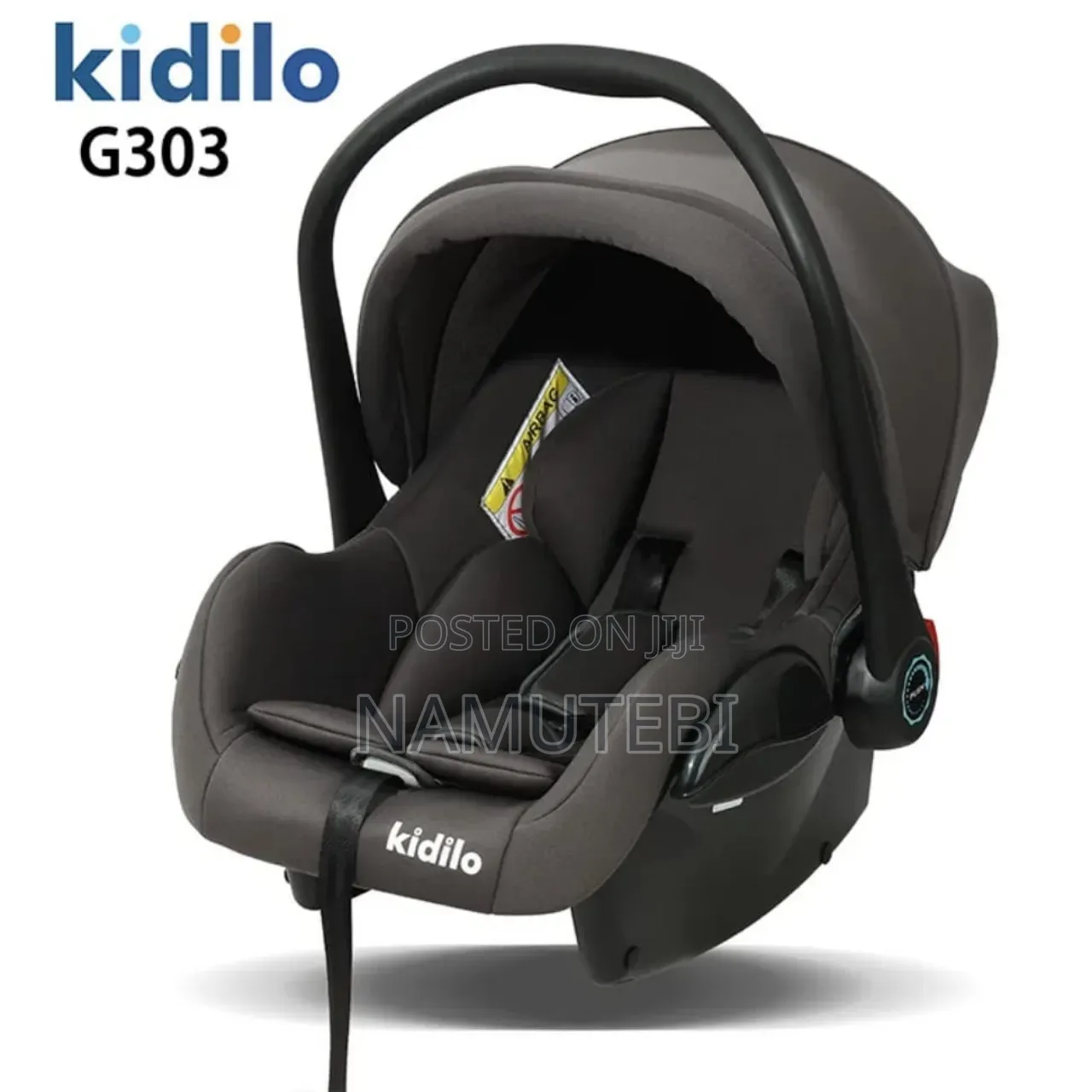 Baby Car Seat and Carrier With a Plastic Handle