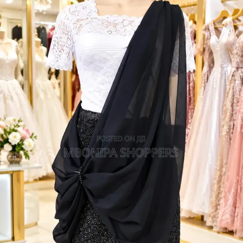 Elegant Mushanana Black White Full Set
