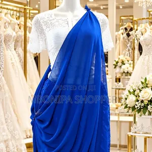 Mushanana – Elegant Royal Blue Traditional Bridal Dress