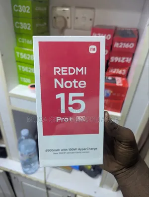 New Xiaomi Redmi Note 15 Pro+ 512 GB Black