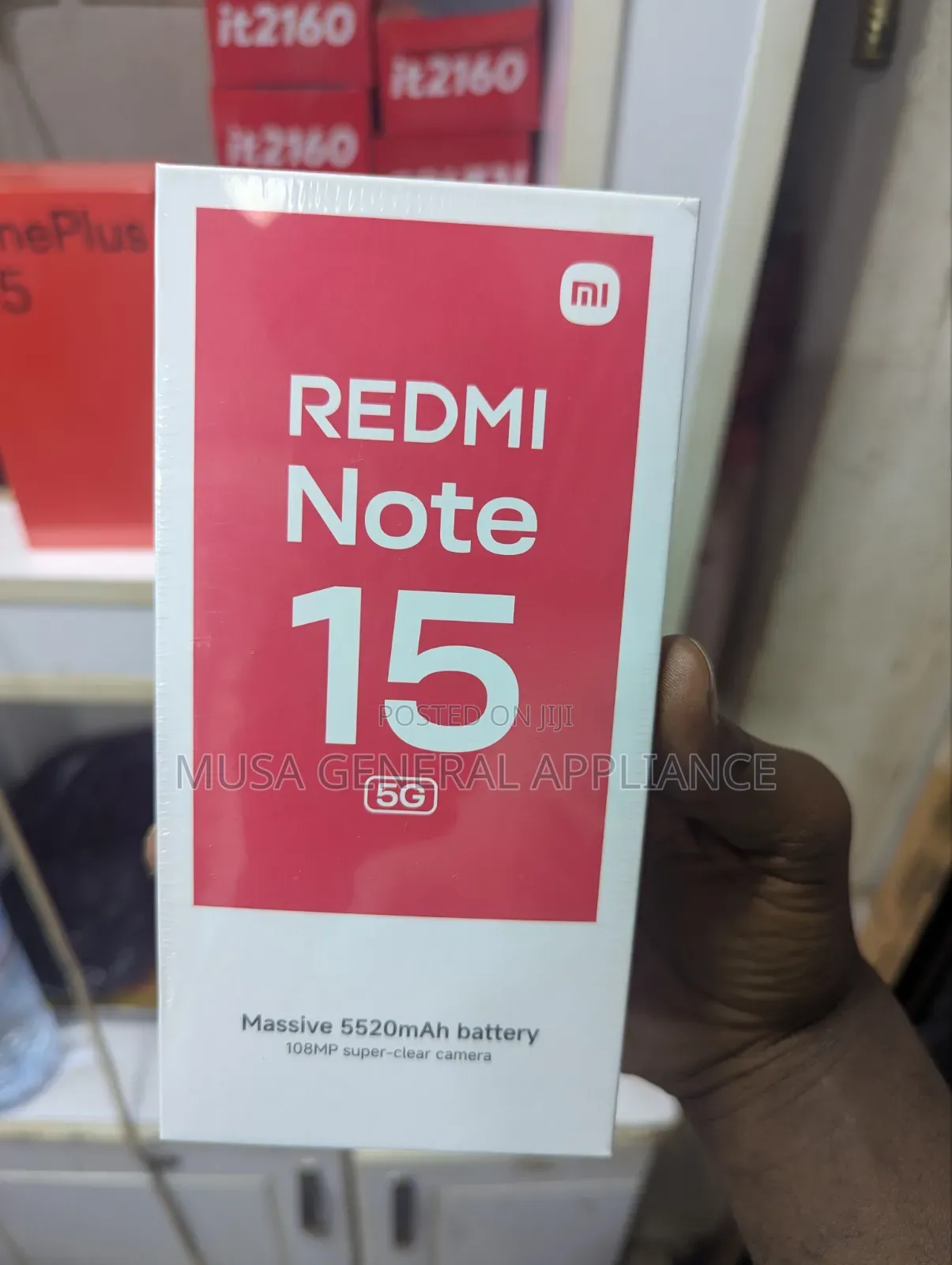 New Xiaomi Redmi Note 15 256 GB Black