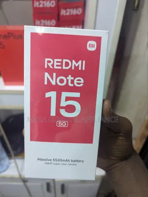New Xiaomi Redmi Note 15 256 GB Black