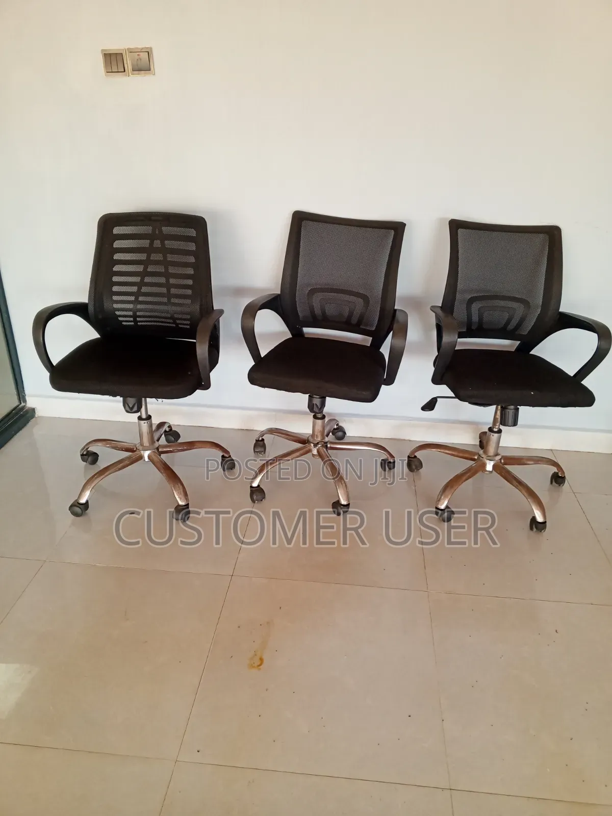 3pc Wheel Office Chair