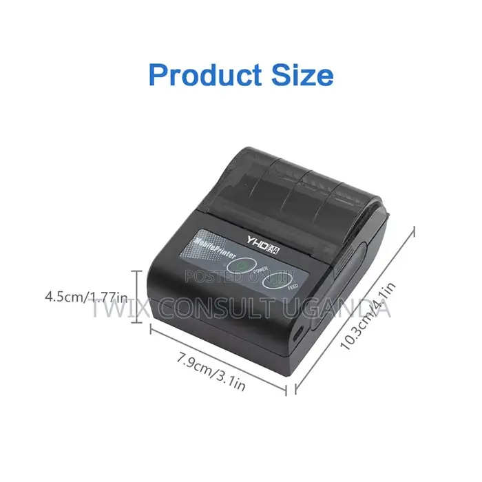Thermal Receipt PrinterYHD-5808L Portable Mini 58mm
