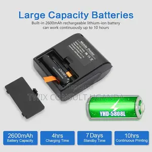 Thermal Receipt PrinterYHD-5808L Portable Mini 58mm
