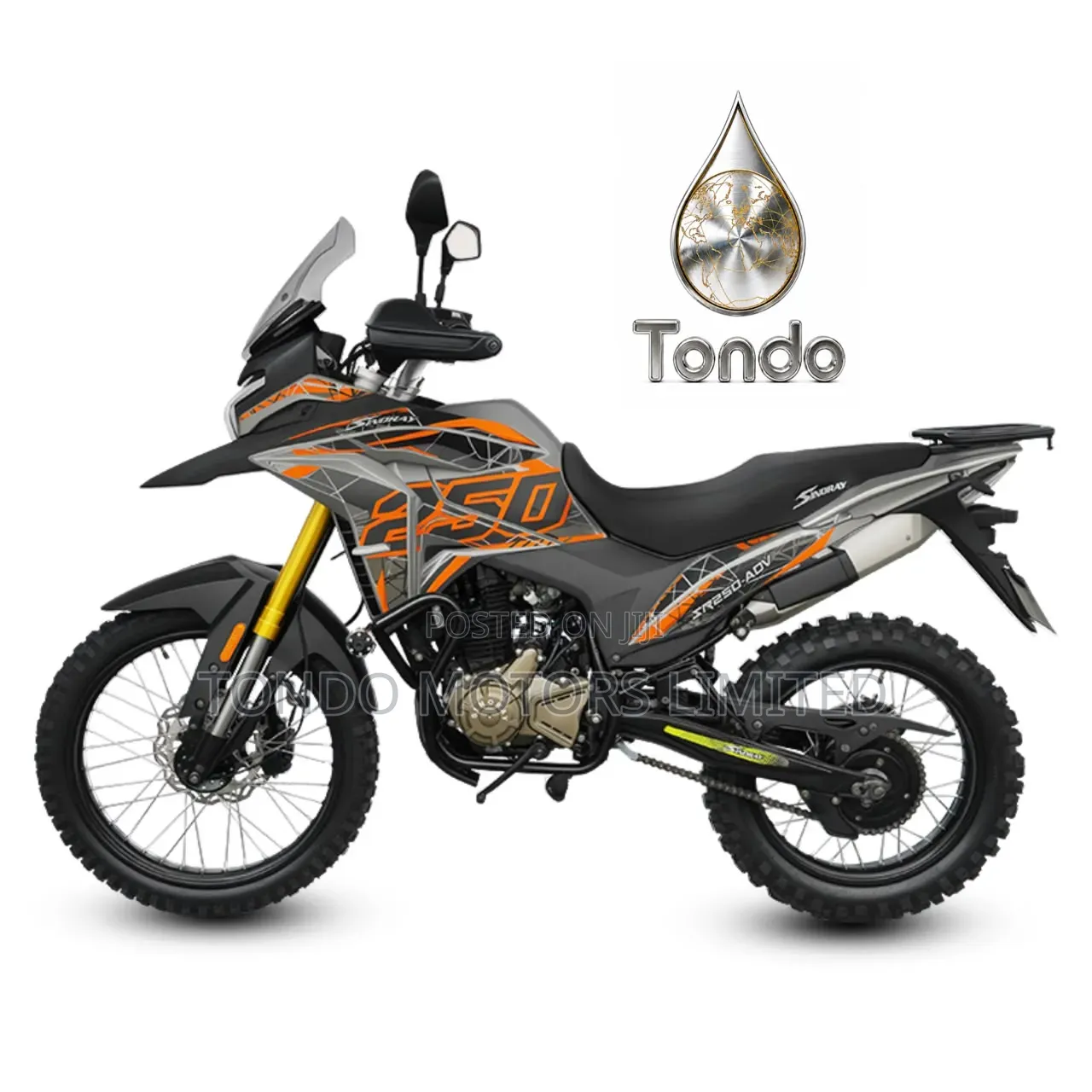 New Shineray XY250-11 2026 Orange