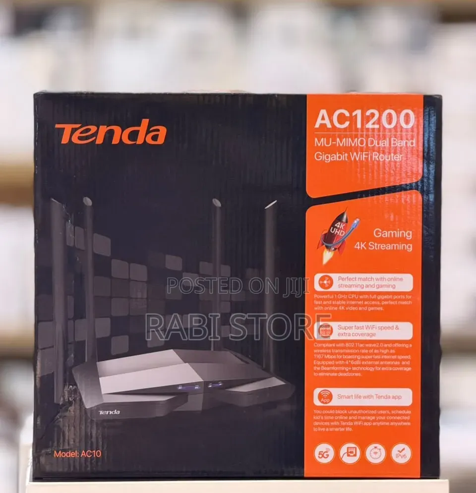 Tenda AC1200 Mu-Mimo Dual Band Gigabit Wifi Router