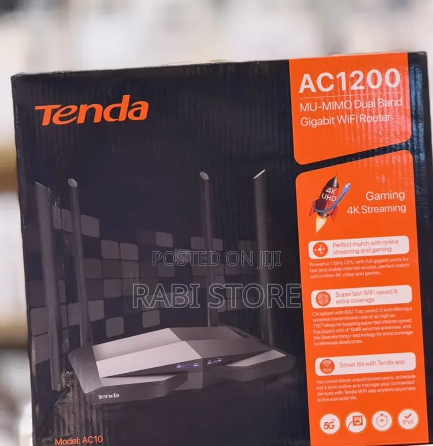 Tenda AC1200 Mu-Mimo Dual Band Gigabit Wifi Router