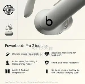 Beats Powerbeats Pro 2 Wireless Sport Earbuds.