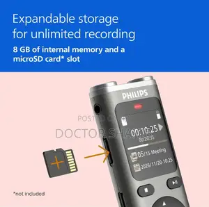 Philips DVT2075 VoiceTracer, Audio Recorder
