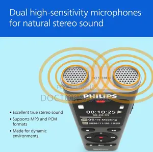 Philips DVT2075 VoiceTracer, Audio Recorder
