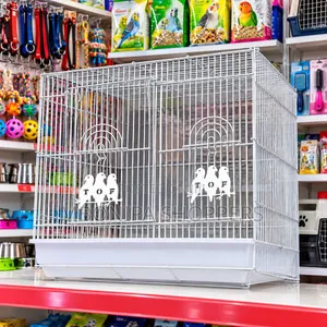 Spacious Wire Bird Cage With Removable Tray