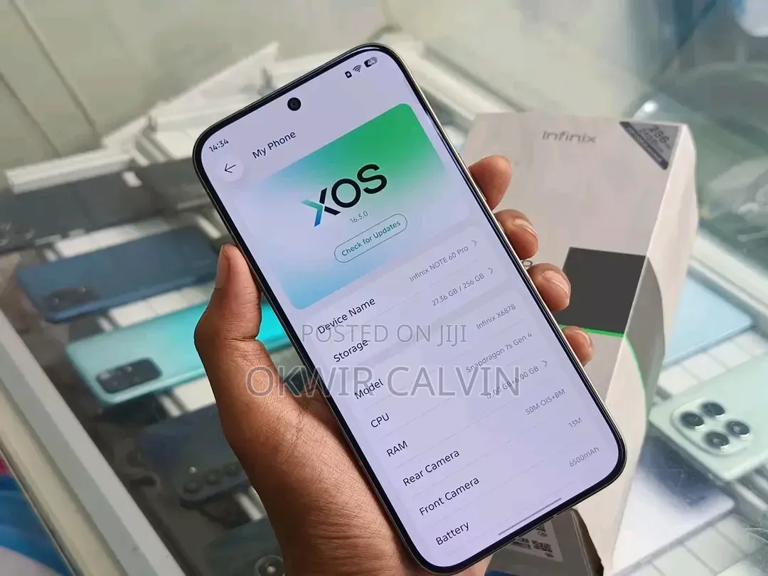 New Infinix Note 60 Pro 256 GB Gray