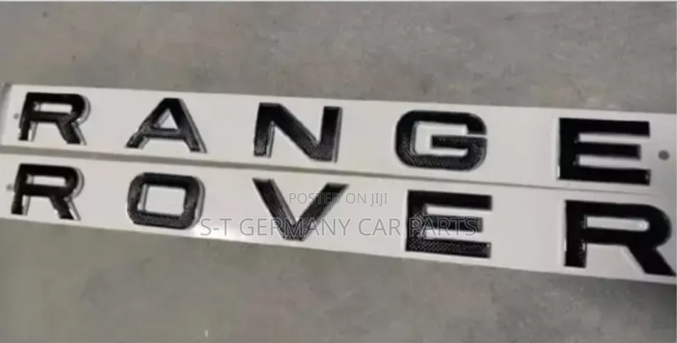 Bonnet Letters/Boot Letters for Range Rover