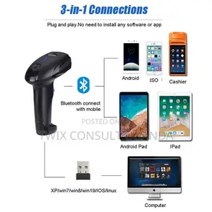 YHD-1100DB 2D Bluetooth Wireless Barcode Scanner