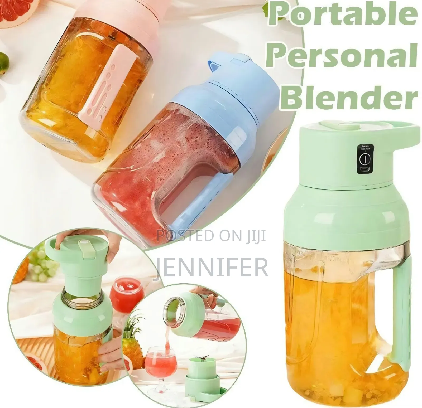 8 Blades Electric Large Capacity Fruit Juicer