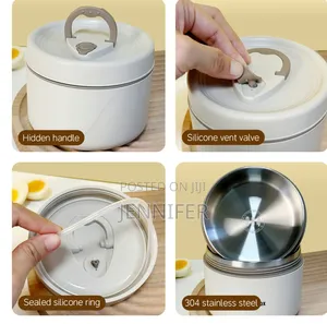 5-in-1 Food Flask With an Insulated Bag Carrier