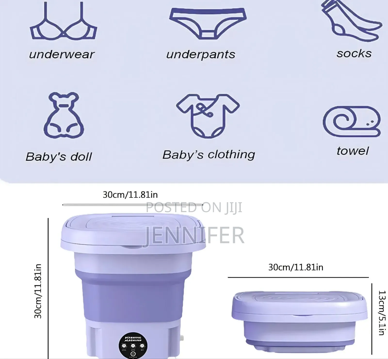 8L Portable Washing Machine