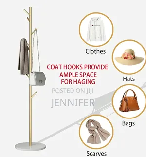 Freestanding Modern Metal Coat Rack Stand