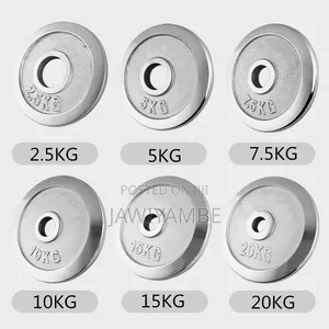 Chrome Barbell Weight Dumbbells