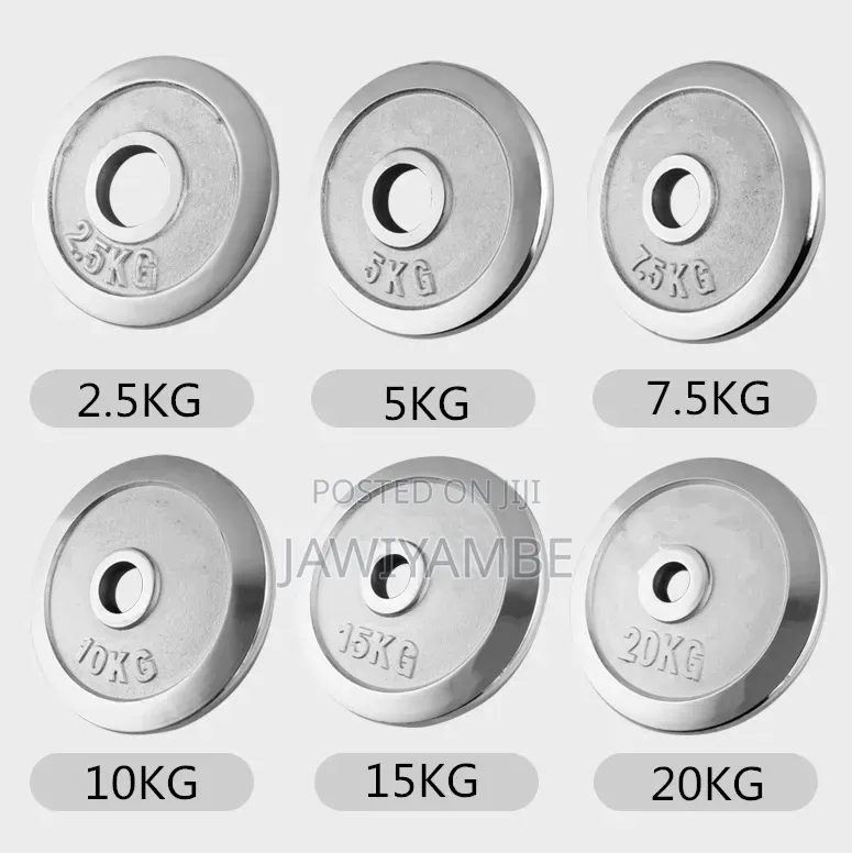 Chrome Barbell Weight Dumbbells