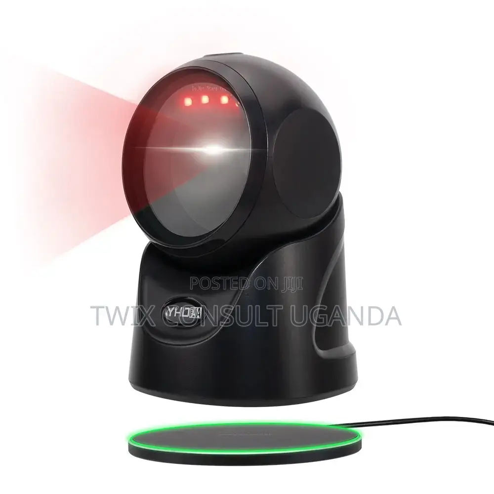 YHD-9600DB-PRO Wireless Charging Bluetooth 2D Desktop Barcode Scanner