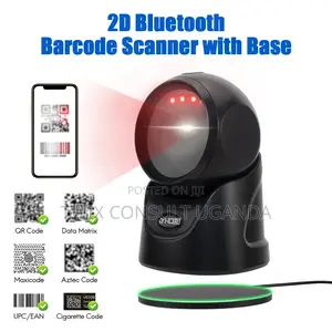 YHD-9600DB-PRO Wireless Charging Bluetooth 2D Desktop Barcode Scanner