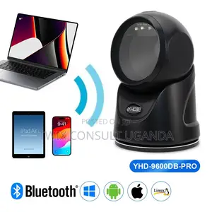 YHD-9600DB-PRO Wireless Charging Bluetooth 2D Desktop Barcode Scanner