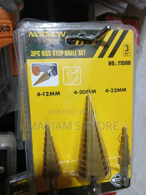 3-Piece Step Drill Set