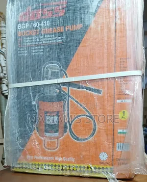 Dass BGP/60-410 10kg Bucket Grease Pump Packaged in Its Original Box.