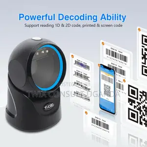 YHD-9601D Plug and Play USB Wired Desktop Barcode Scanner