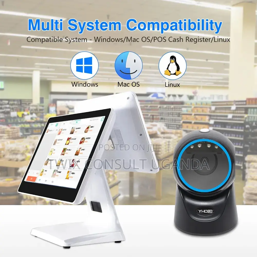 YHD-9601D Plug and Play USB Wired Desktop Barcode Scanner