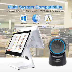 YHD-9601D Plug and Play USB Wired Desktop Barcode Scanner
