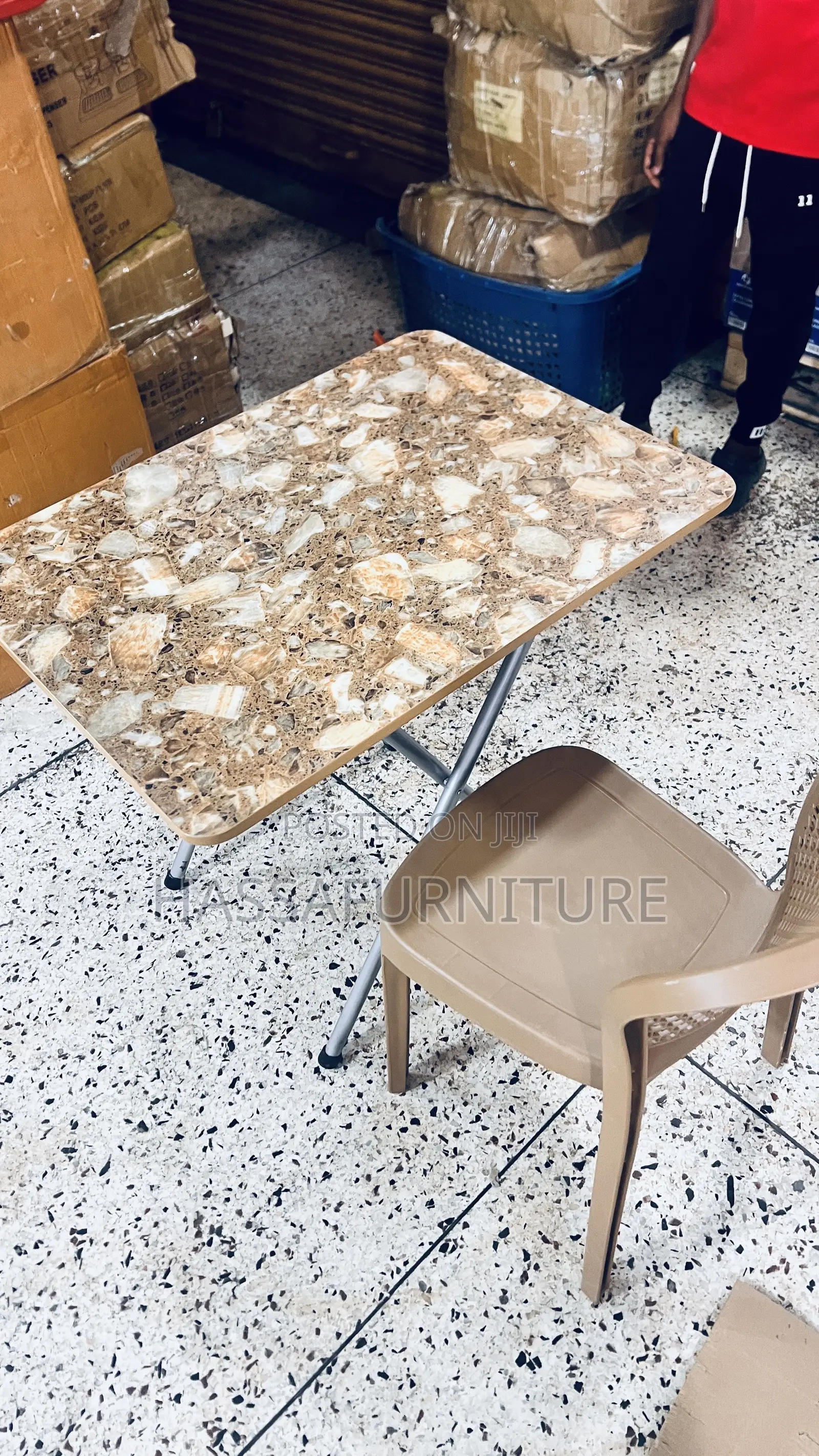 Foldable Reading Table With Chair