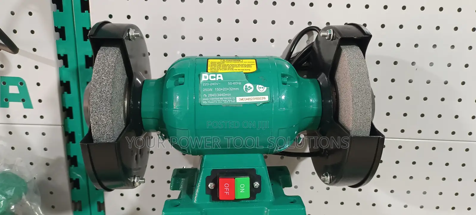 DCA ASE200 Bench Grinder 8-Inch, 370W