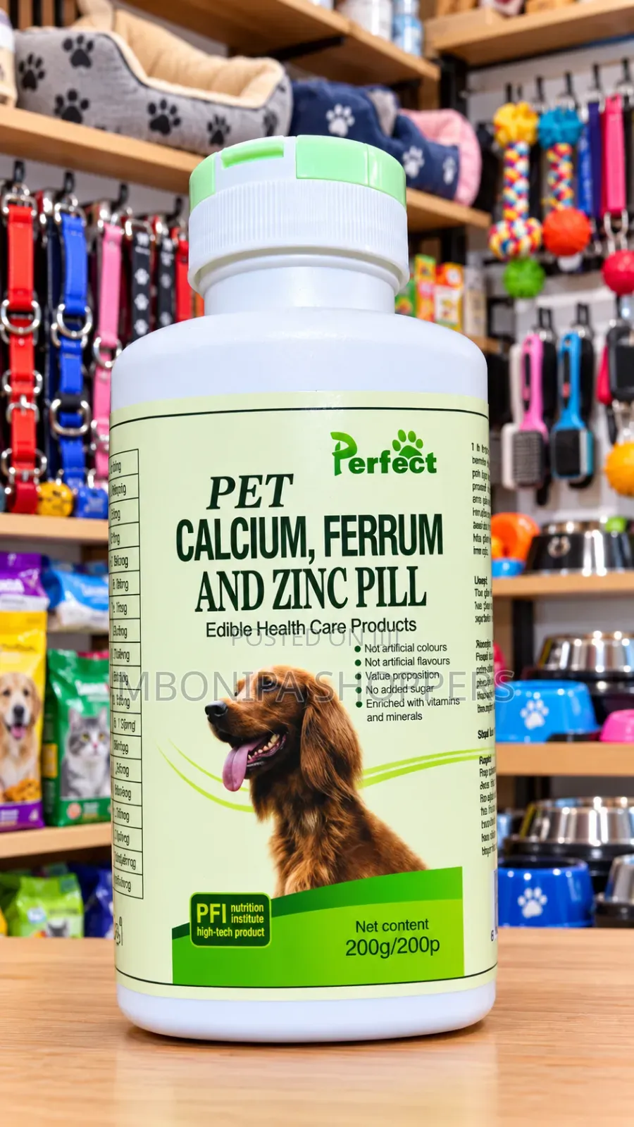 Perfect Pet Calcium, Ferrum Zinc Pills – 200g