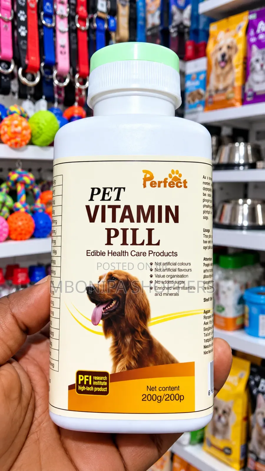 Perfect Pet Vitamin Pills – 200g Nutritional Supplement for Dogs
