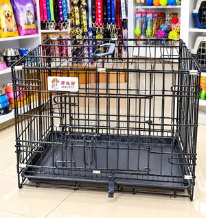 Heavy-Duty Metal Pet Cage – Secure Dog Cat Crate