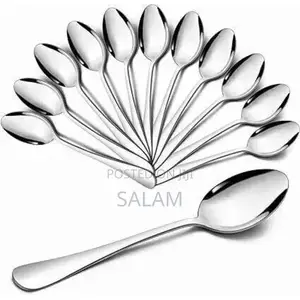 Set 24 Stainless Steel Table Spoons and Forks + Free Stainless Stand