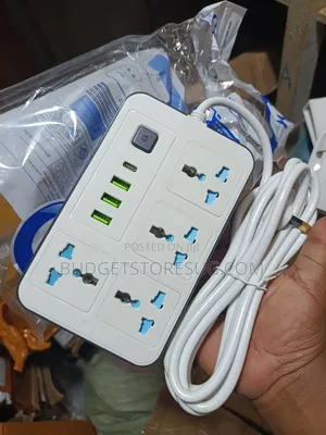 8 in 1 Extension Board With 4 Universal AC Sockets