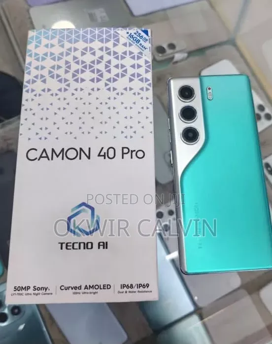 New Tecno Camon 40 Pro 4G 256 GB Green
