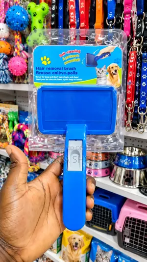 Self-Cleaning Pet Hair Removal Brush for Dogs Cats