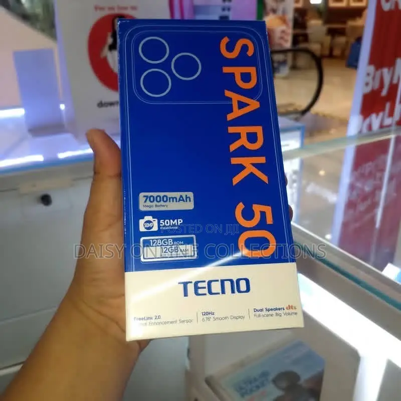 New Tecno Spark 50 128 GB Silver