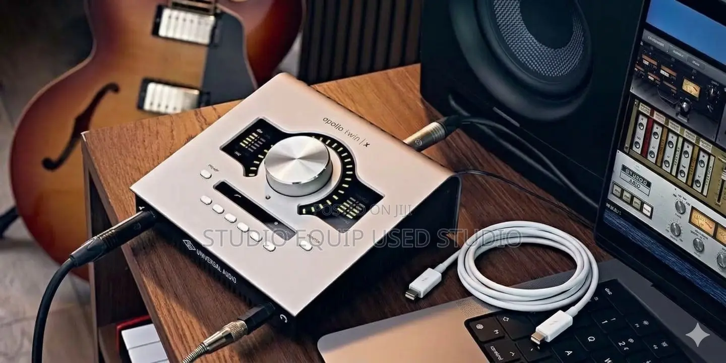 Universal Audio Apollo Twin Duo Soundcard and Thunderbolt Cable